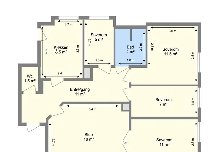 Lägenhet Close To Center Available For Trondheim